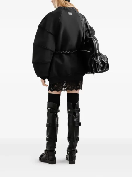 Hanorac Dolce & Gabbana cu volane negru