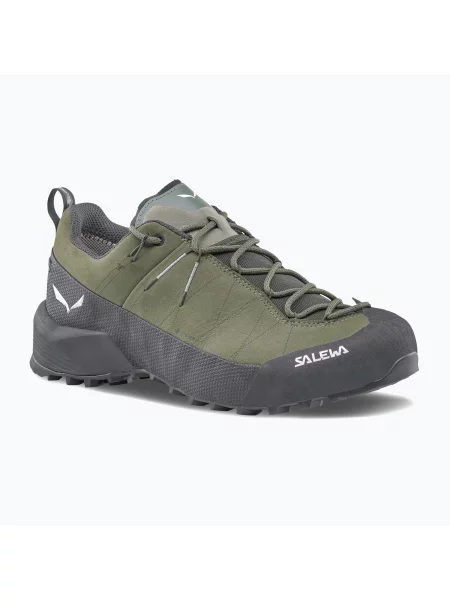Підхідні черевики Salewa Wildfire Leather 2 GTX faded green/black чорні