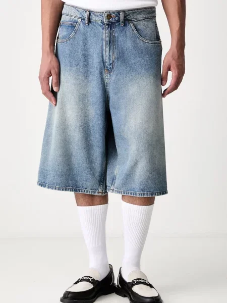Adidas Originals šortky džínové modré