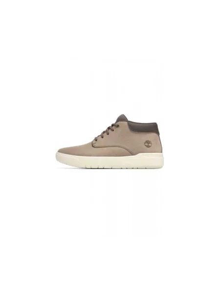 Botki Timberland skórzane szare