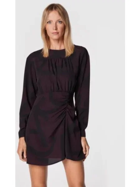 Sisley ruha mini egyenes lila