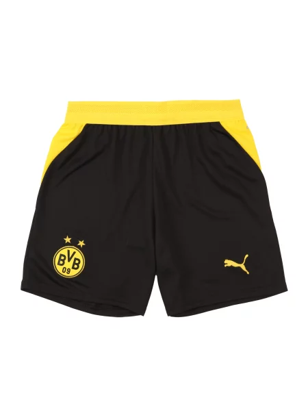 PUMA Športové nohavice Borussia Dortmund žltá čierna