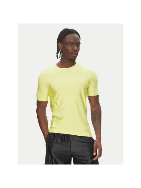 Adidas T-Shirt Fashion Cut Line Slim Fit κίτρινο