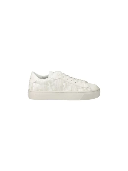 Sneakersy Furla skórzane białe