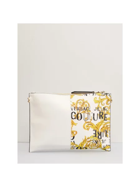 Torebka Versace Jeans Couture skórzana biała