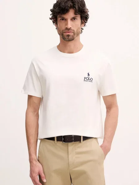 Polo Ralph Lauren tricou pentru bărbați din bej