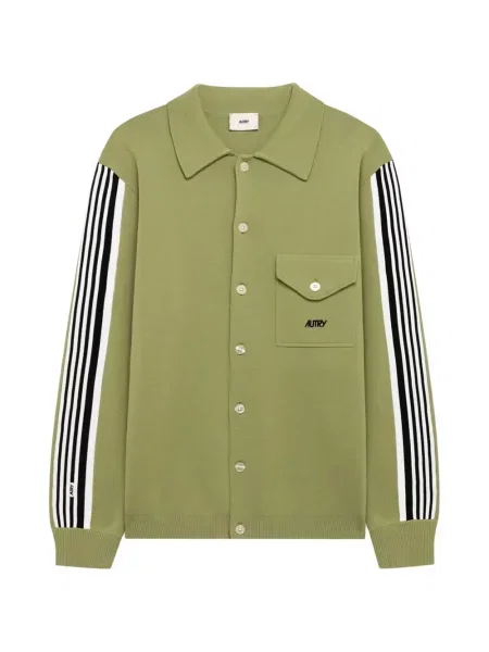 Плетена жилетка Autry зелено