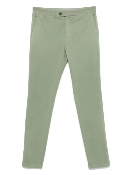 Pantaloni chino Canali verde