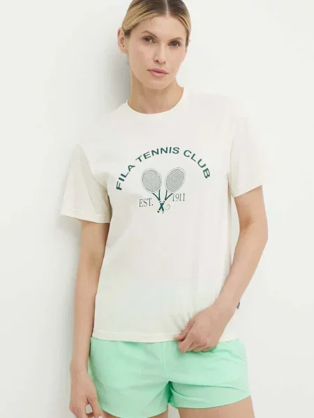 FILA Tricou LUANDA / verde galben