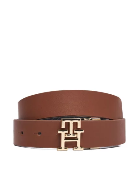 Tommy Hilfiger Diržas Th Logo Mono Rev ruda
