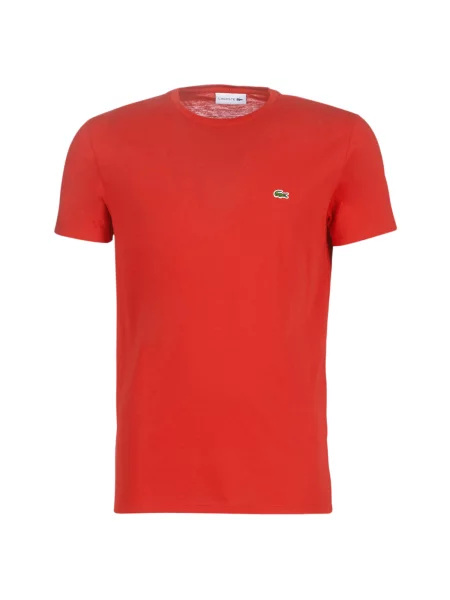 Lacoste T-shirt Regular Fit crvena