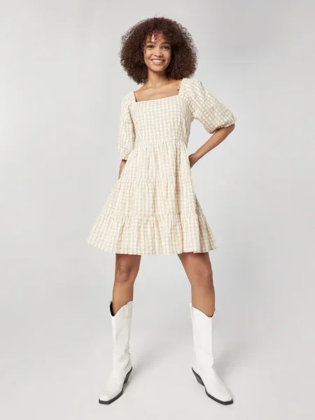 Daahls by Emma Roberts exclusively for ABOUT YOU Rochie Sunny bej alb