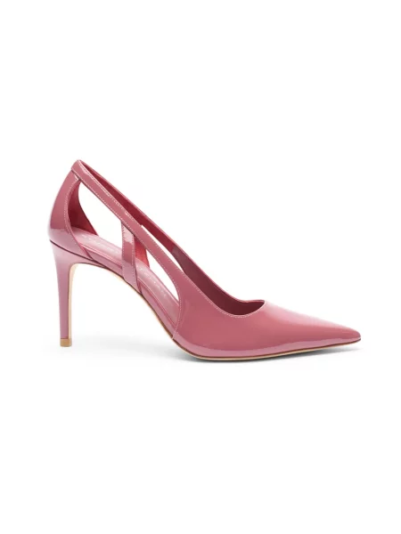 Czółenka Stuart Weitzman skórzana różowa