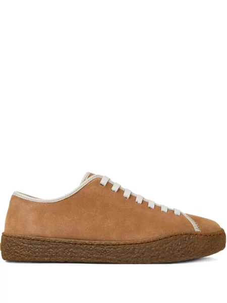 Sneakerși Camper din piele de căprioară maro