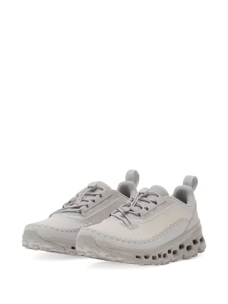 Sneakerși On-running cu șireturi din dantelă gri