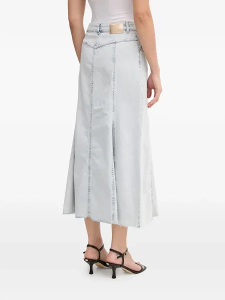 Миди пола Oui до коляното синьо