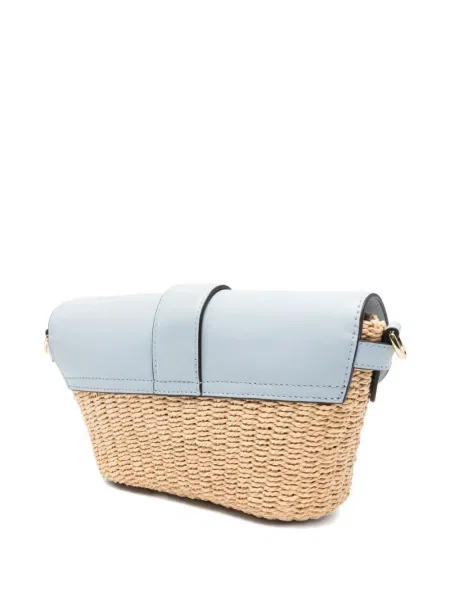 Geantă de mână Lauren Ralph Lauren din piele