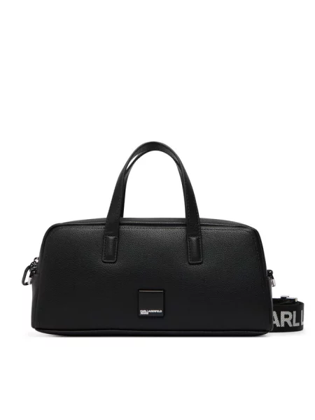 Karl Lagerfeld Jeans torebka crossbody z imitacji skóry czarna