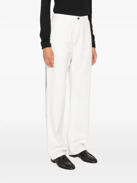 Pantaloni The Row alb