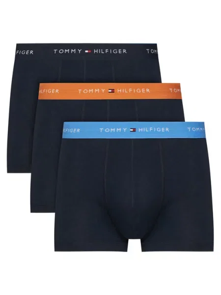 Tommy Hilfiger Underwear Boksarice Essential modra / oranžna bela črna