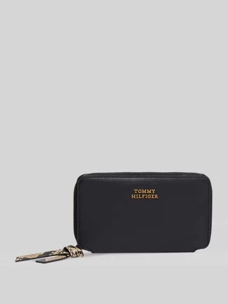 Tommy Hilfiger Portfel Th Leather Med Za Wallet czarny