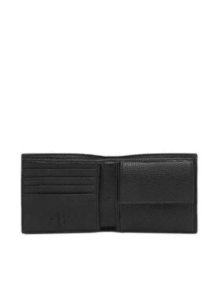 Armani Exchange denarnica črna