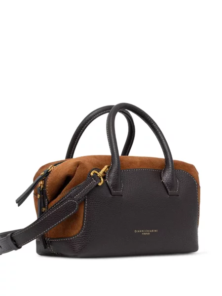 Τσάντα shopper Gianni Chiarini σουέτ καφέ