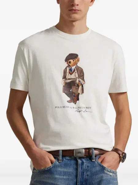 Krátký kostkovaná kšiltovka Polo Ralph Lauren s potiskem zelená