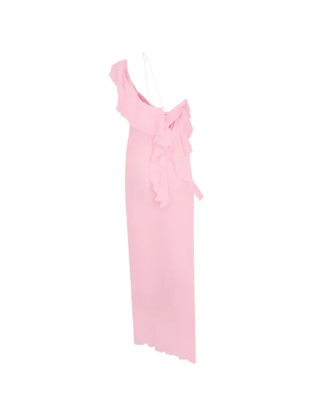 Rochie cu volane Self-portrait cu volane de costum roz