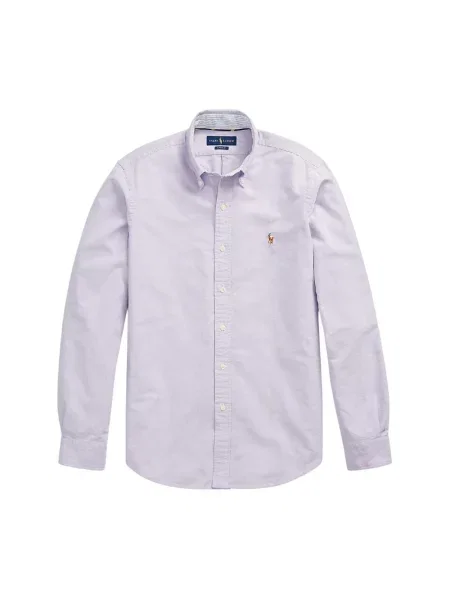 Koszula Polo Ralph Lauren z twillu fioletowa
