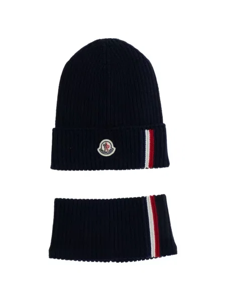 Dětské šál Moncler Enfant modrý