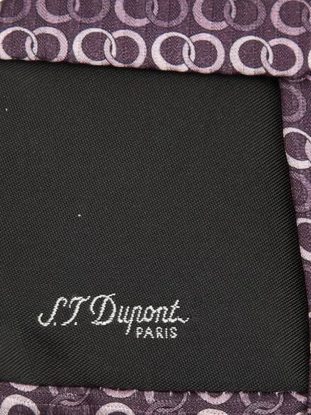 Cravată S.t. Dupont de mătase violet