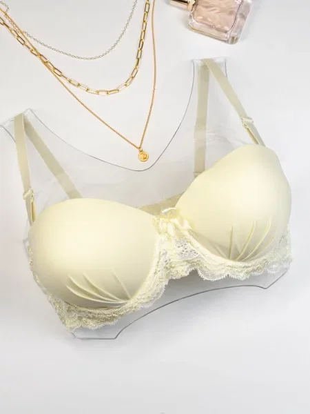 ISSA Plus Бюстгальтер Текстиль жовтий