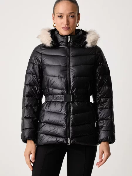 Calvin Klein prešívaná bunda dámska čierna