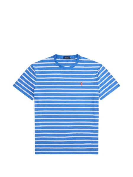 Хавлиени препасан карирана риза Polo Ralph Lauren синьо