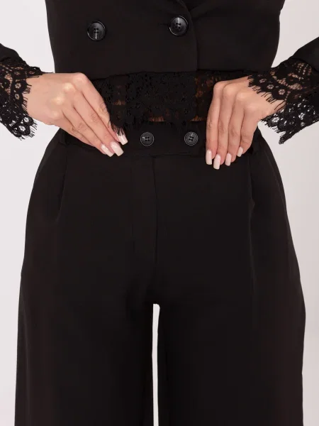 Pantaloni Rue Paris negru