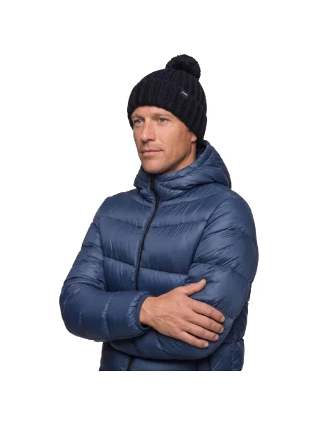Eisbar gyapjú beanie Ronda Pompon MÜ fekete