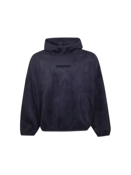Bluza z kapturem Fear Of God zamszowa czarna