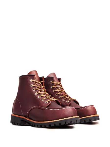 Bőr bakancs Red Wing Shoes piros