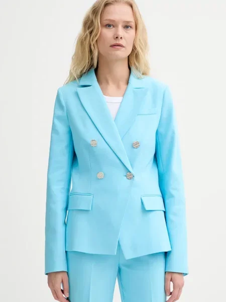 Morgan sacou cu doua randuri de uni VPKY.F albastru