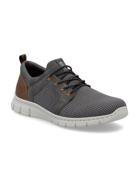 Sneakersy Rieker wsuwane casual szare