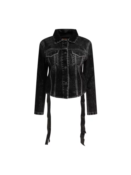 Kurtka jeansowa Balenciaga czarna