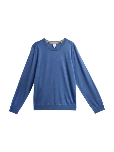 Sweter Paul Smith wełniany niebieski