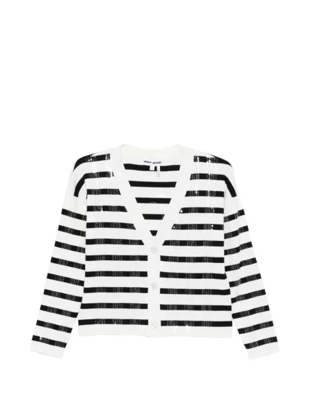 Cardigan Dkny cu paiete alb