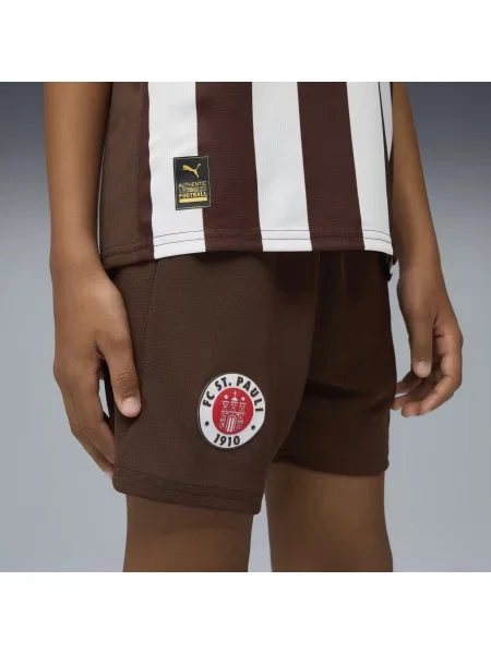 PUMA Młodzieżowe szorty FC St. Pauli Odzież brązowy