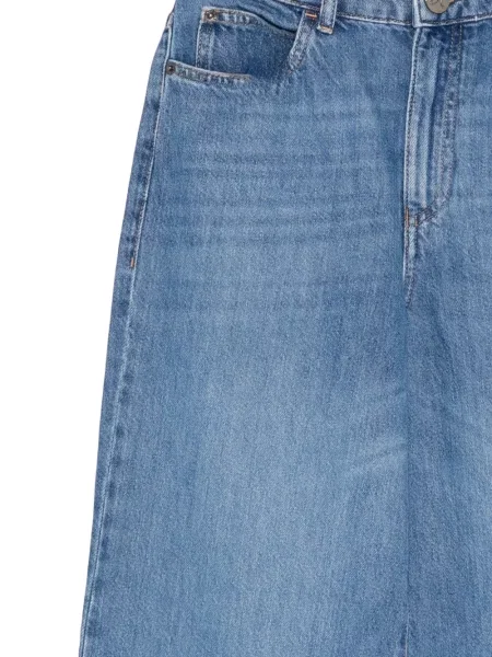 Дънки straight leg Emporio Armani синьо