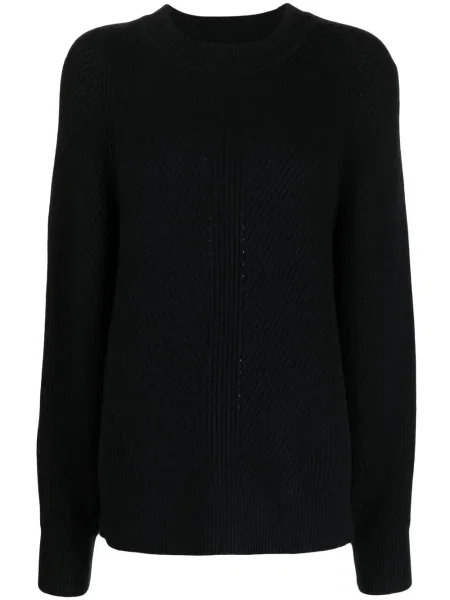 Pulover Joseph tricotate cu decolteu rotund negru