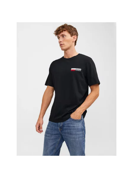 Jack&Jones Majica Corp Standard Fit črna