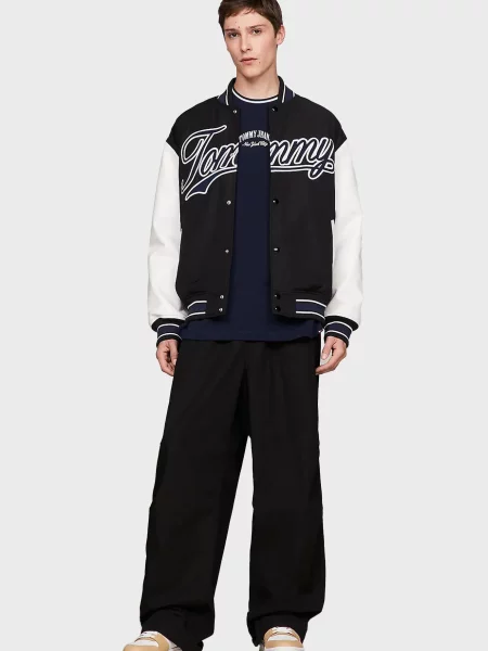Штани Tommy Jeans чорні