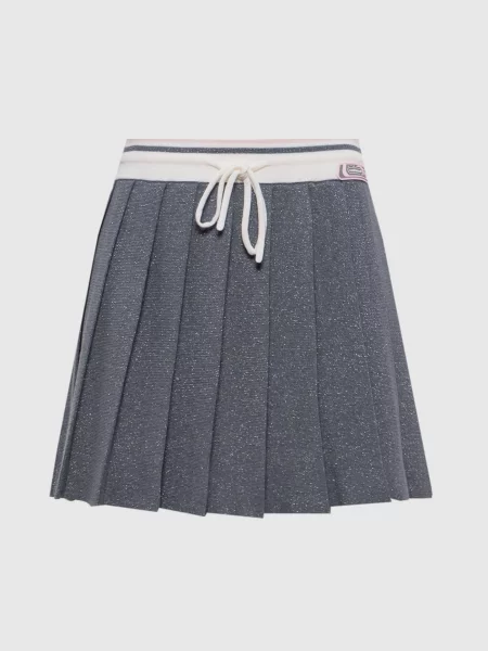 Спідниця-плісе з вовни мериноса Casablanca сіра